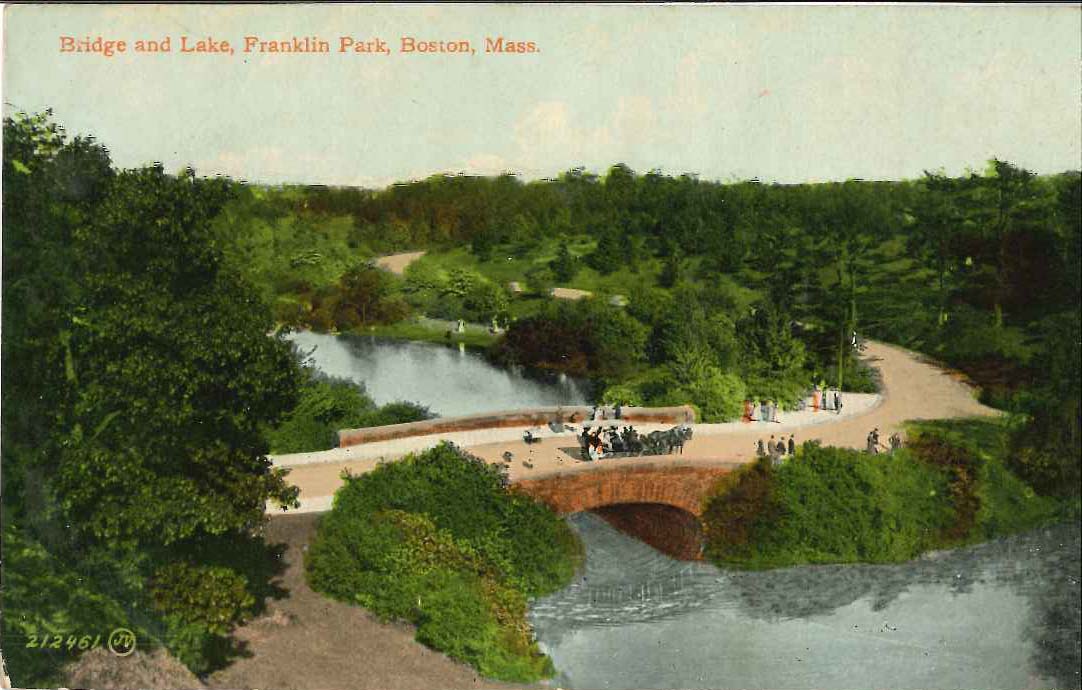 Image for franklin park pathways phv postcard bridge