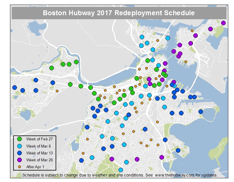 Image for hubway spring 2017 redeployment map