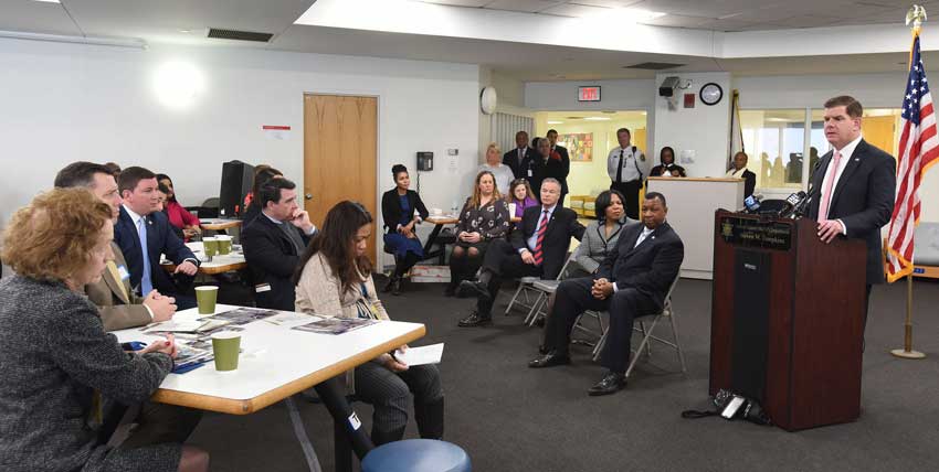 Image for mayor walsh offered remarks after announcing the new recovery partnership 