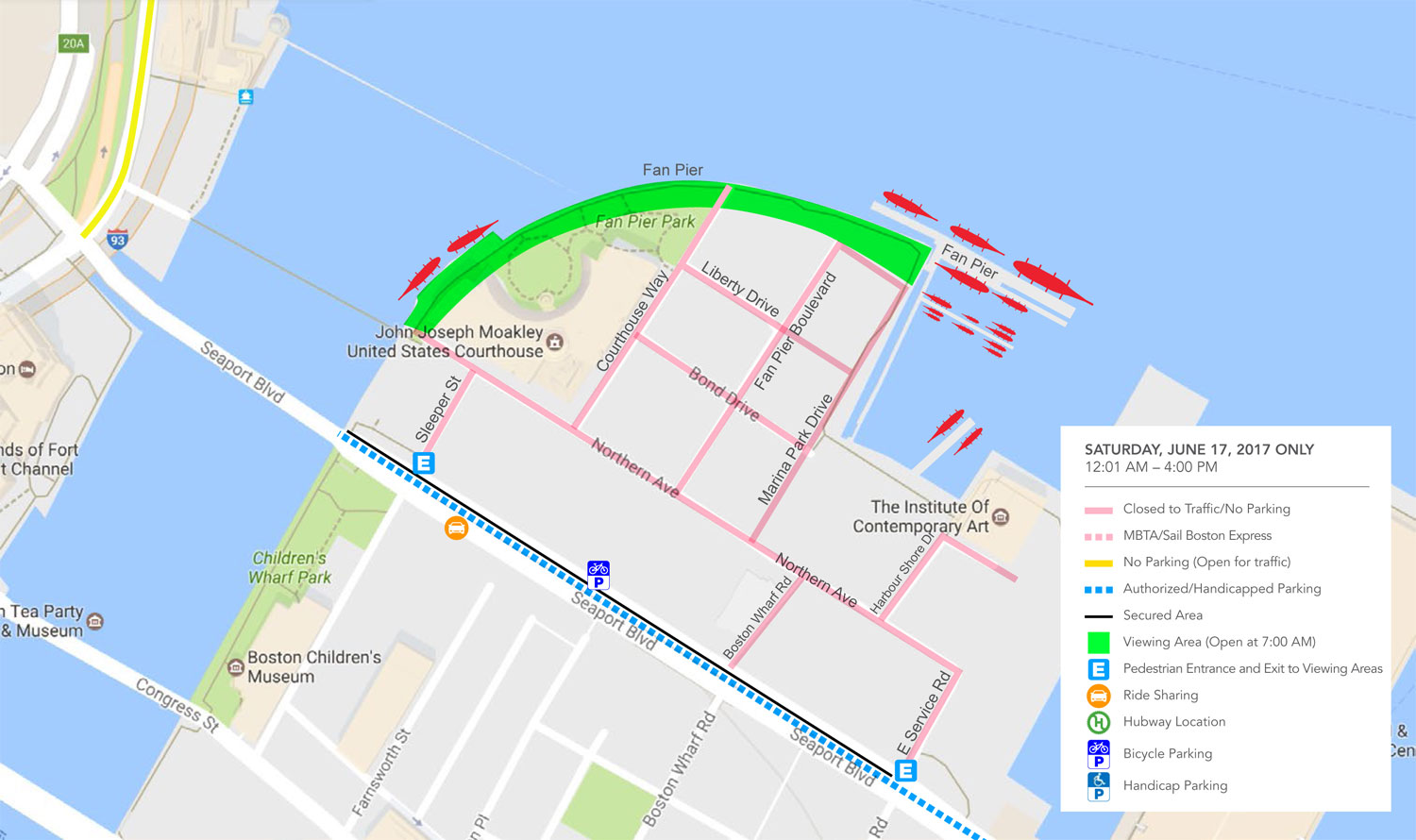 Image for seaport district street impact (atlantic ave to b st ) sail boston