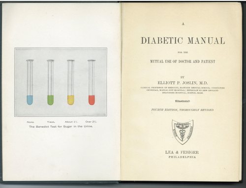 Image for page from “diabetic manual for the mutual use of doctor and patient,” joslin, eliott, dorchester high school collection (collection 0420 047), box 5, boston city archives