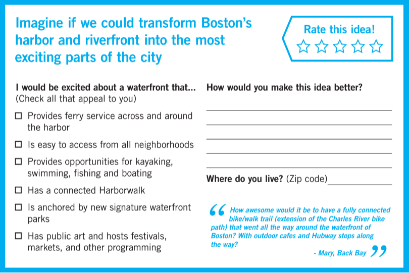 Image for a sample imagine boston 2030 card