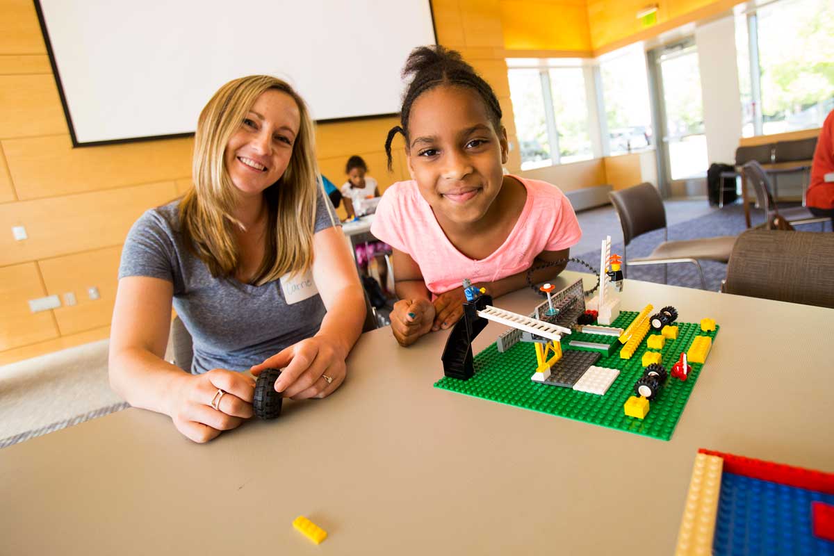 Image for participants in the lego event