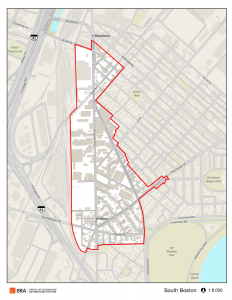Image for south boston corridor map