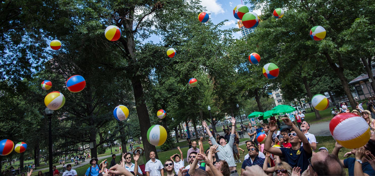 Image for beach ball flash mob (august 1, 2015)