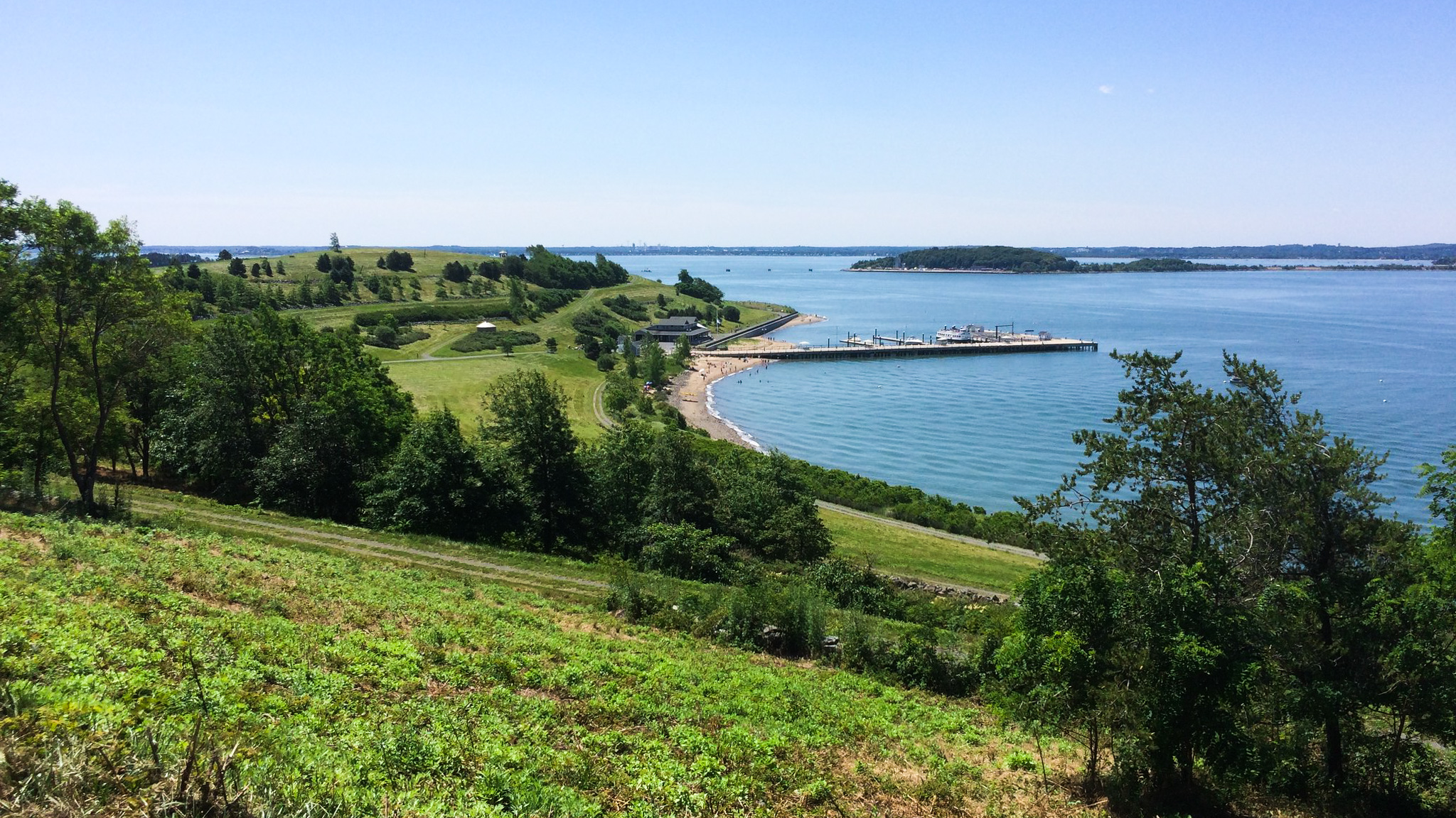 Image for spectacle island, the site where krystle campbell's stone marker came from 