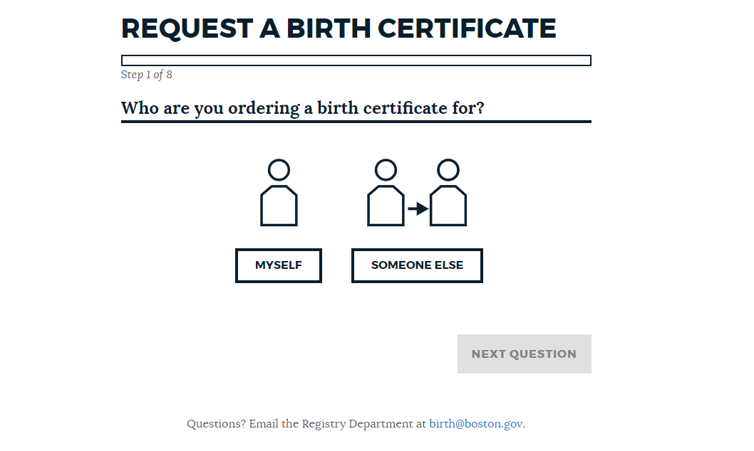 Image for step by step birth certificates