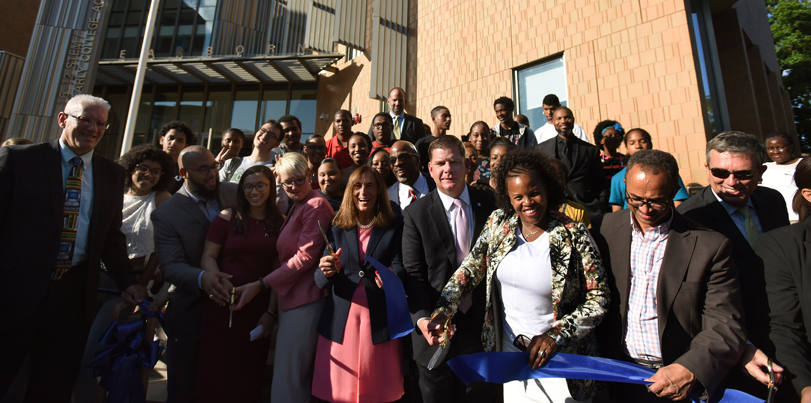 Image for  mayor walsh and boston public schools celebrated the opening of the dearborn stem 6 12 early college academy 