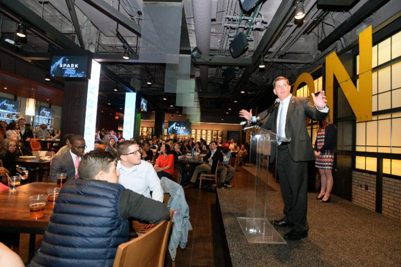 Image for mayor walsh at the spark boston event