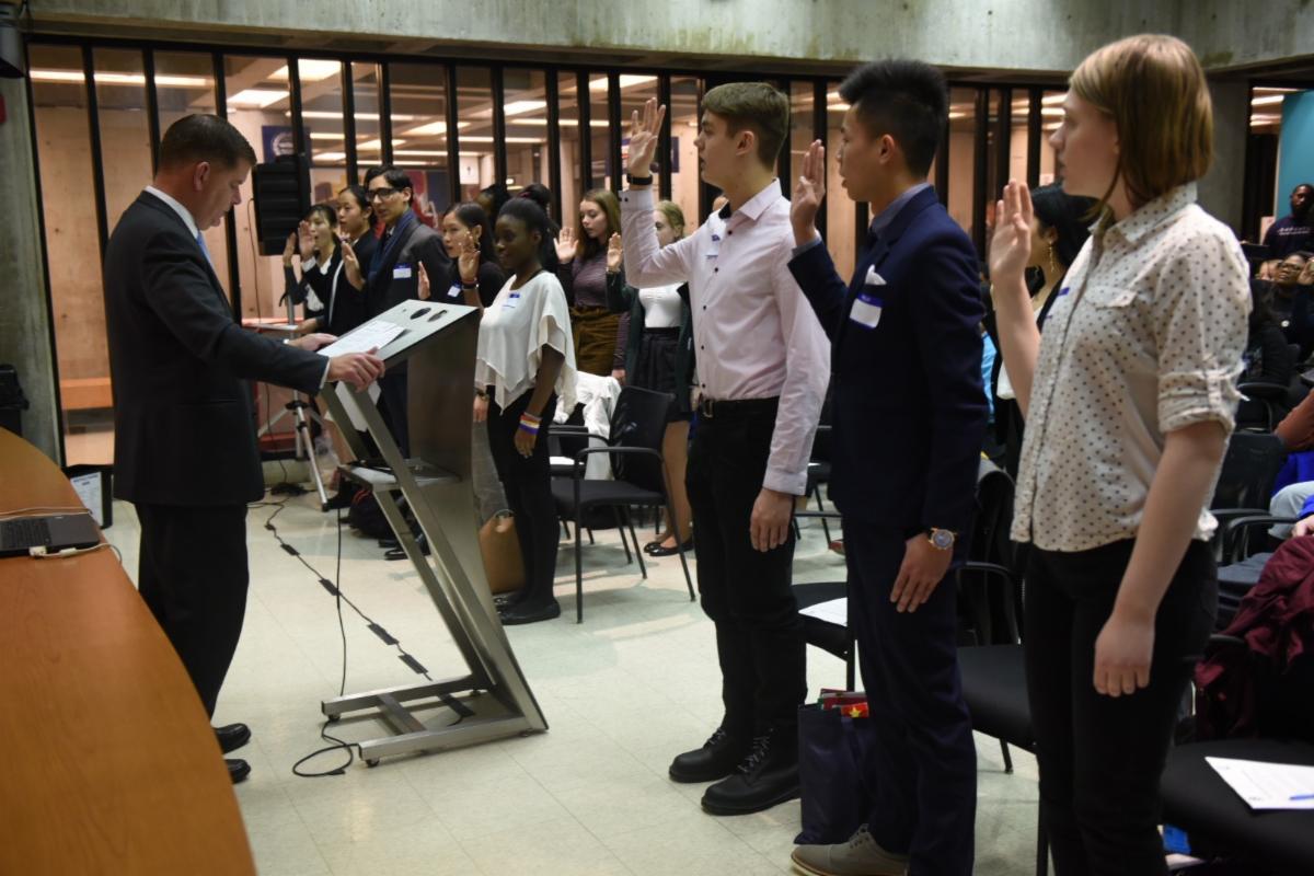 Image for 2019 2020 youth council swearing in ceremony
