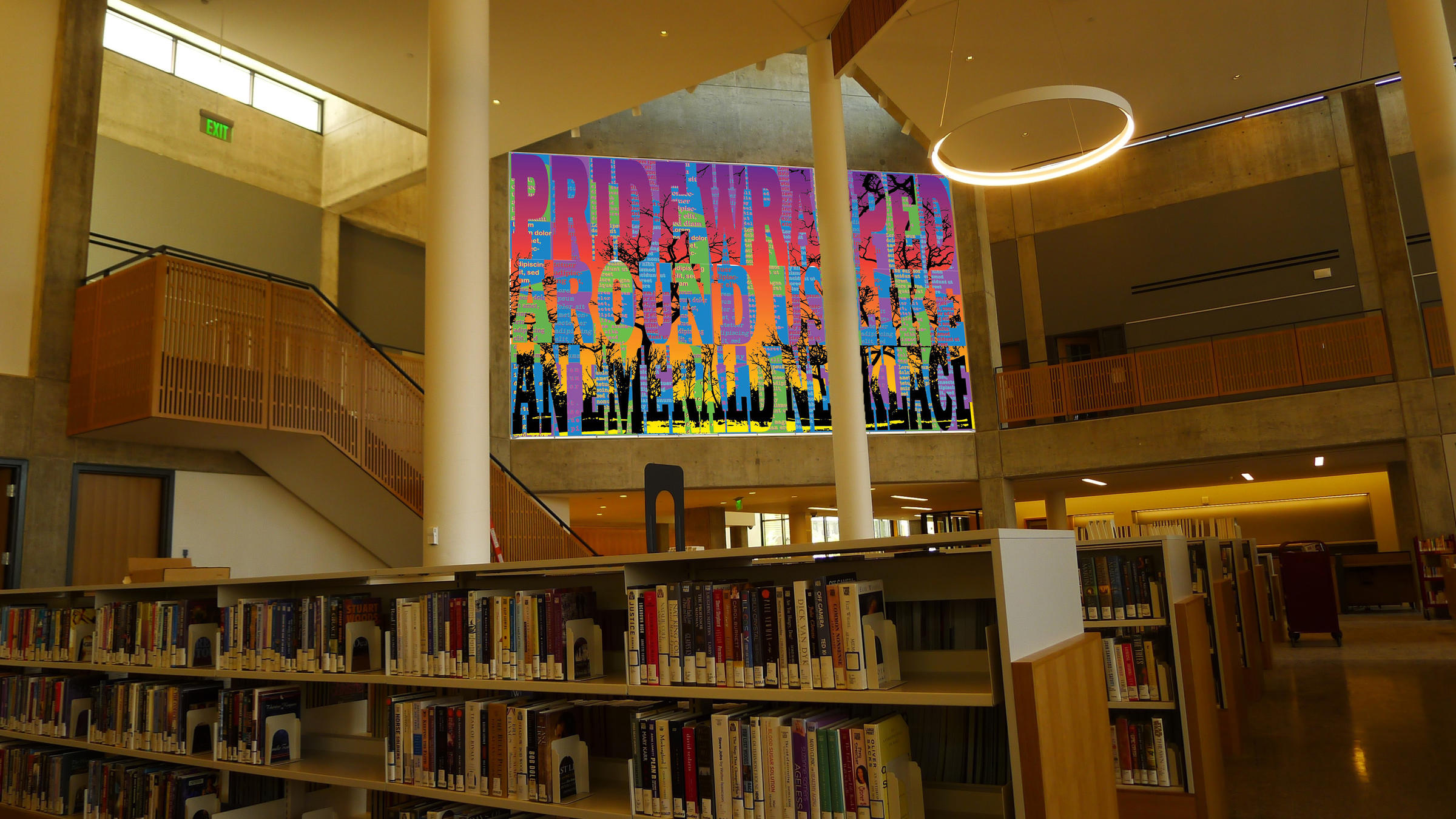 Roxbury Library artwork