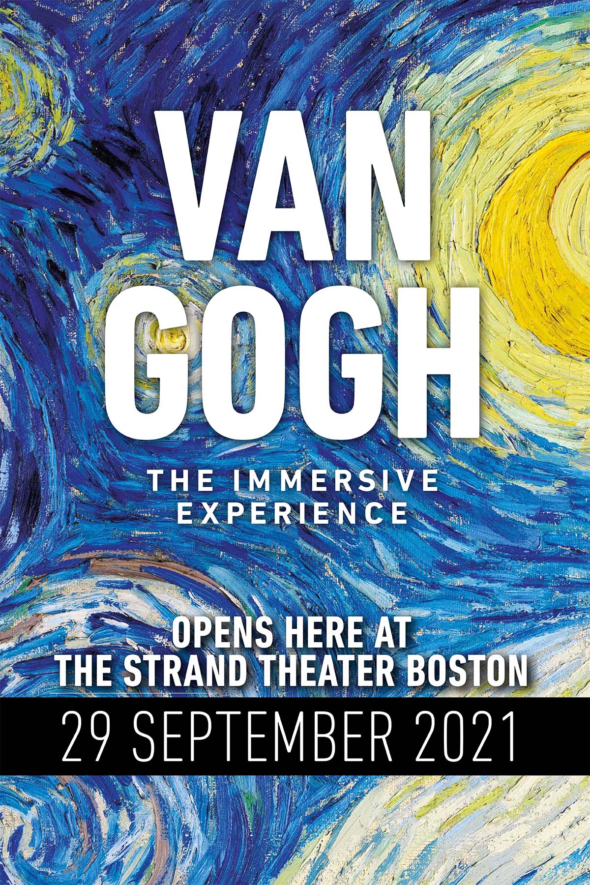 Van Gogh exhibit banner