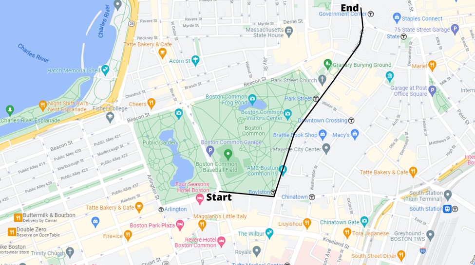 2021 Veterans Day Parade route