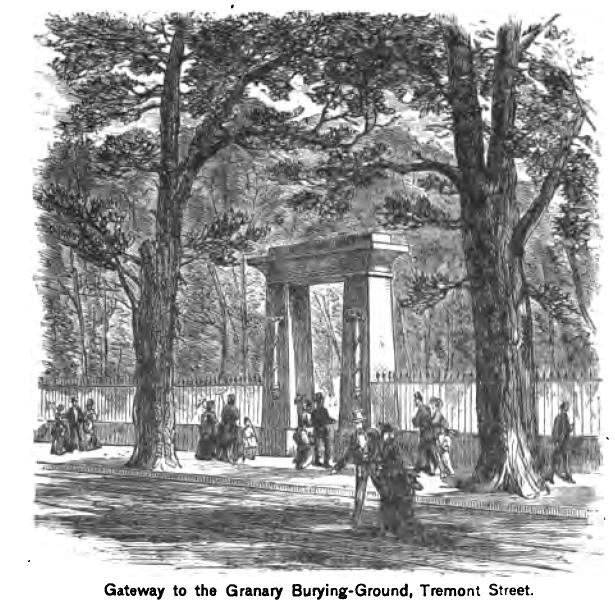Granary Burying Ground Gates 1881
