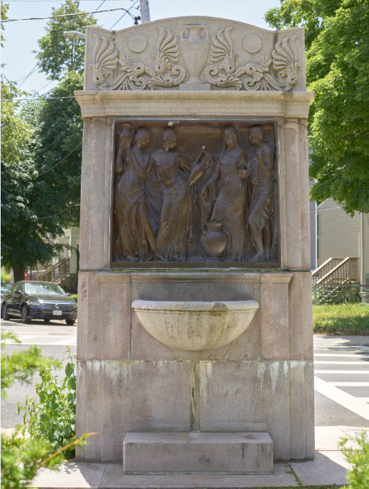 Coppenhagen Fountain with bronze photo
