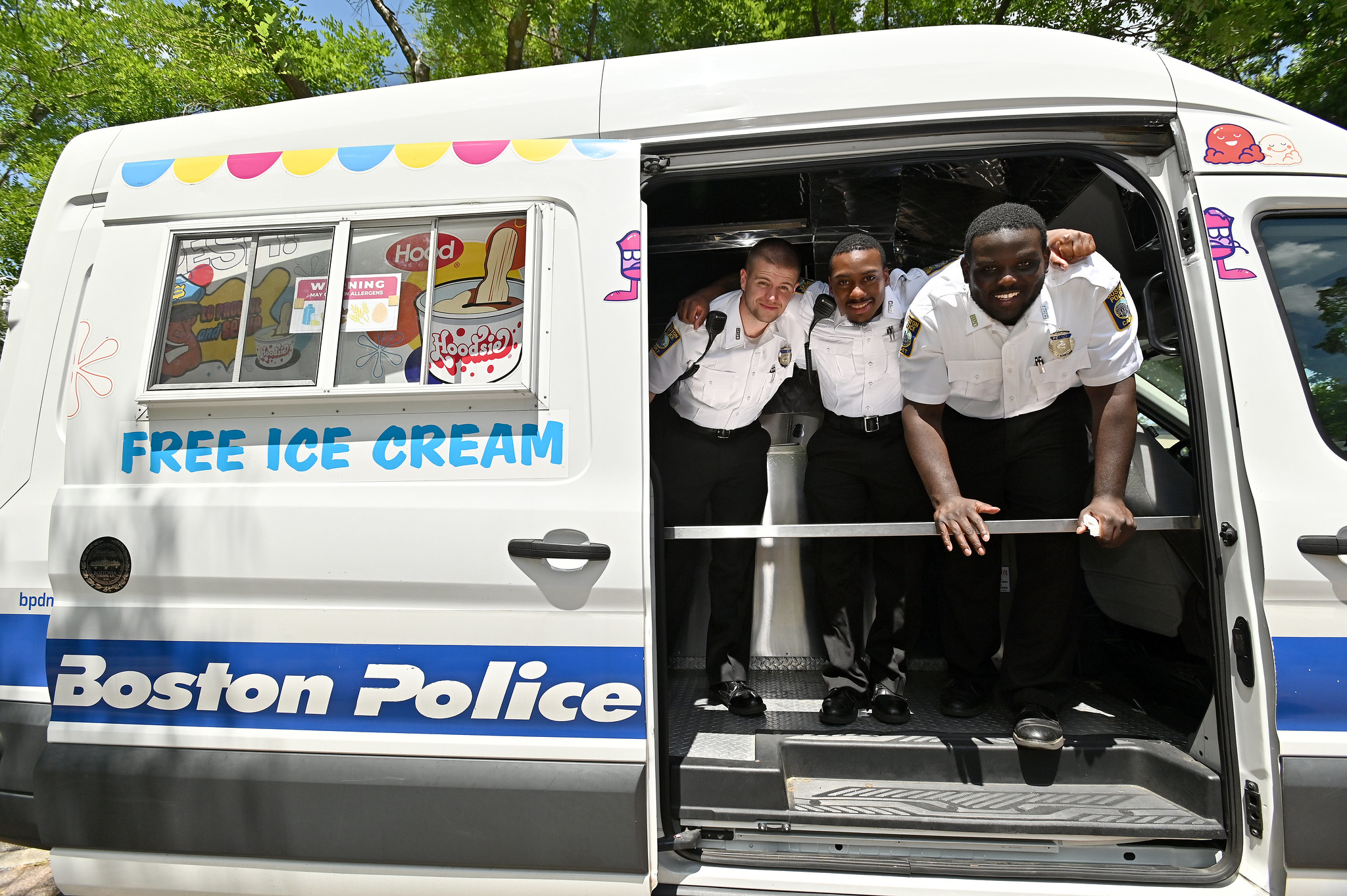 BPD community outreach ice cream truck