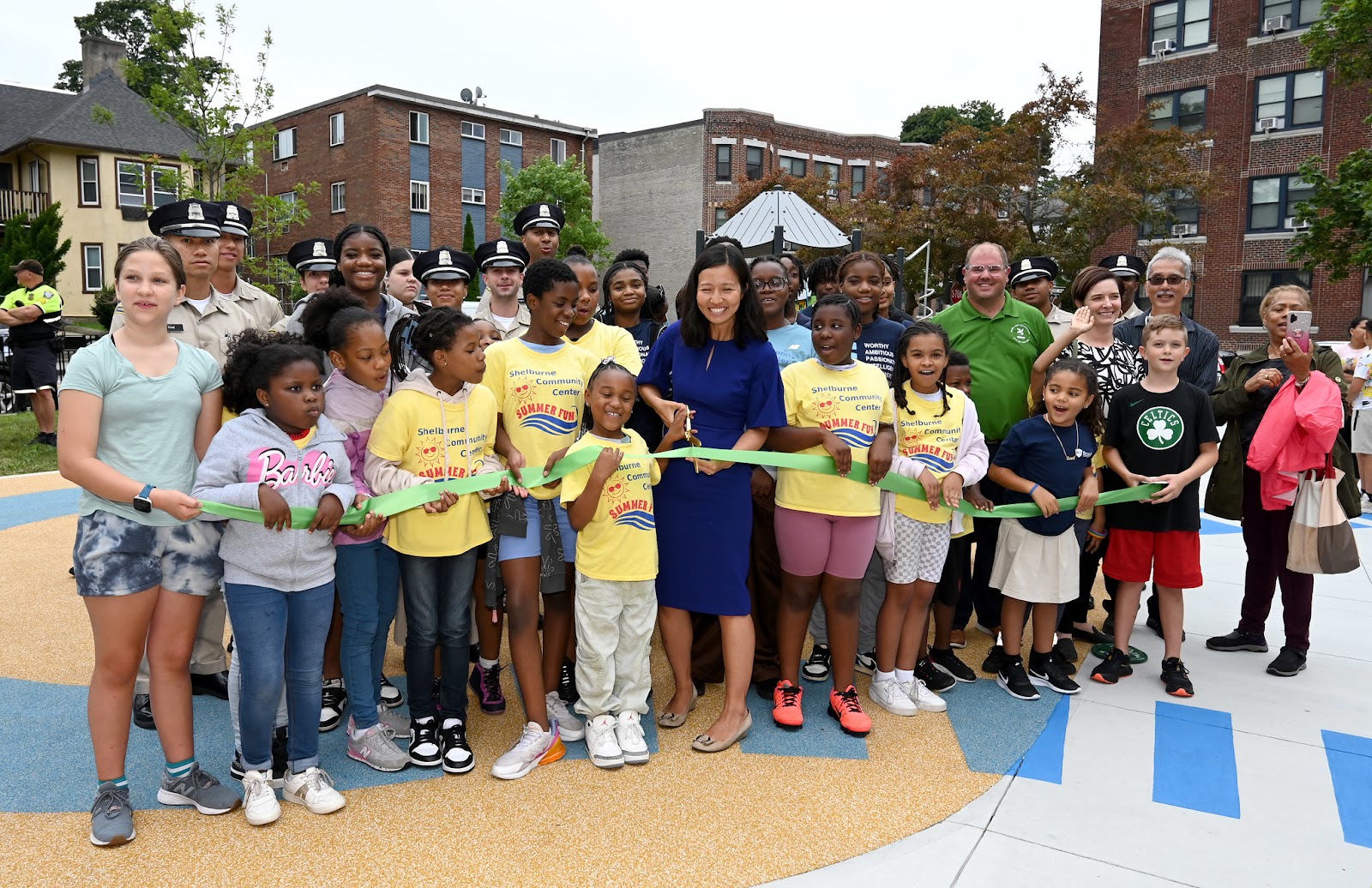 Mayor Wu reopens Walnut Park Play Area with residents