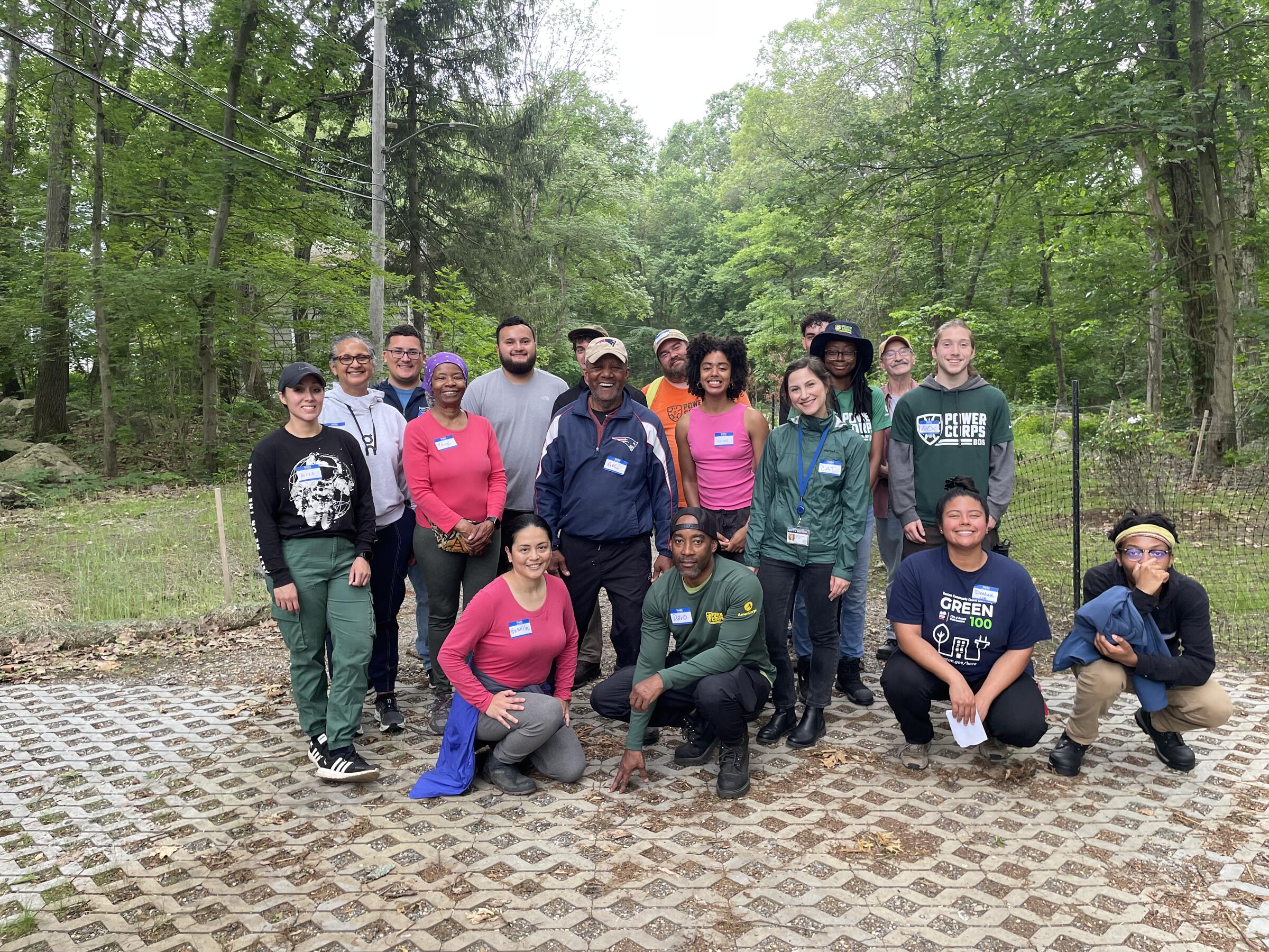 Mattahunt Woods Spring 2025 Volunteers