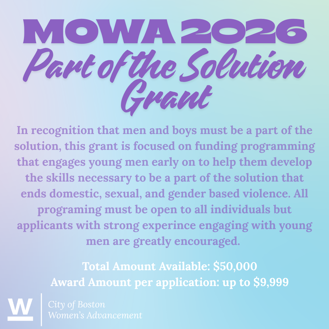MOWA Part of the Solution Mini Grant Image