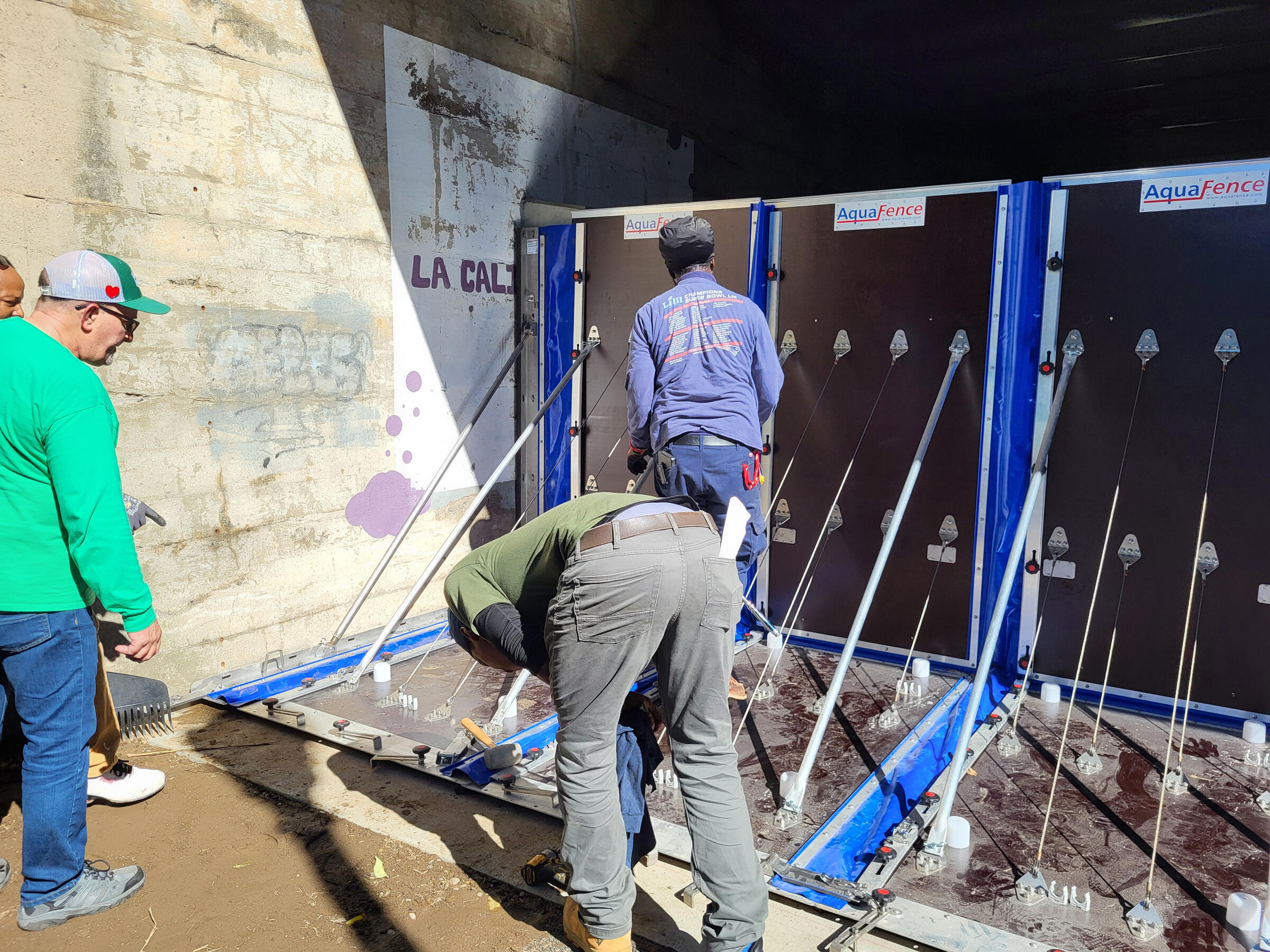 East Boston Aquafence Setup