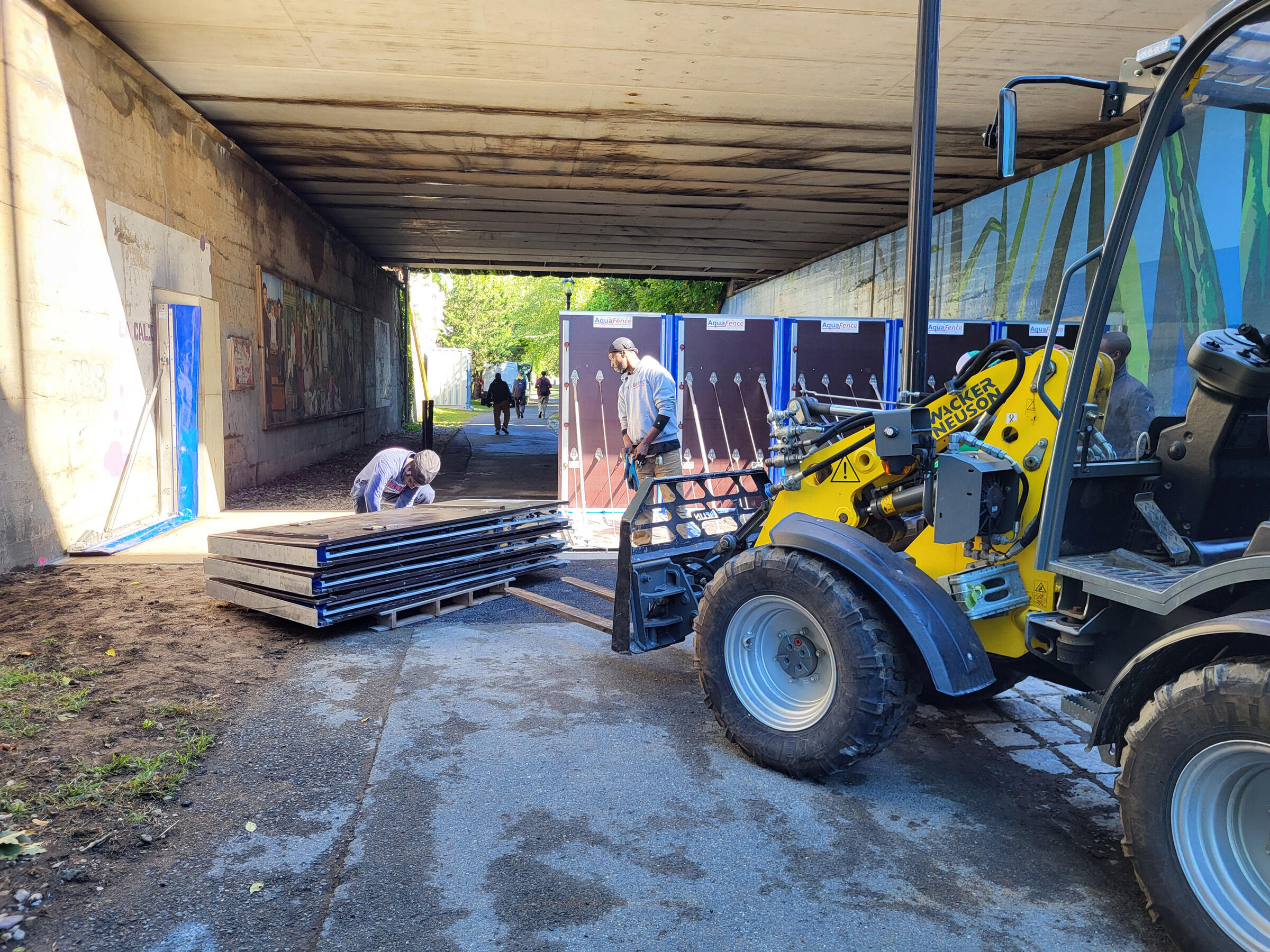 East Boston Aquafence equipment