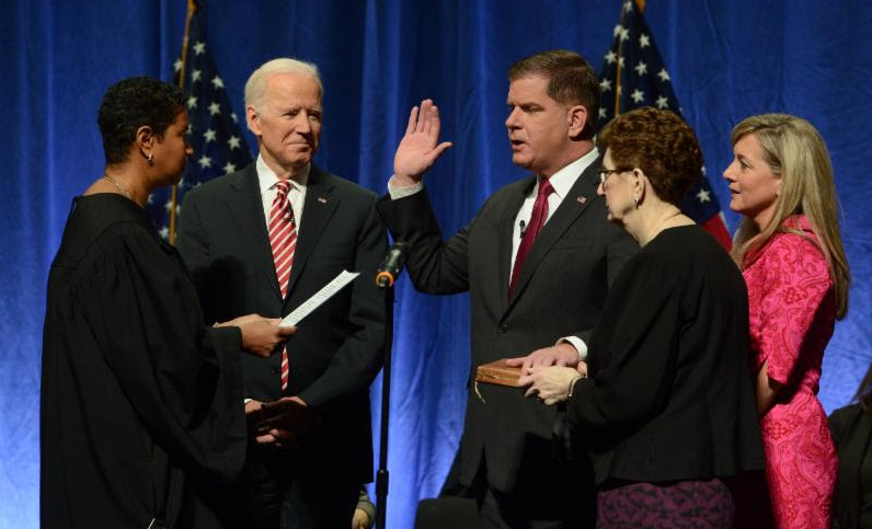 Image for mayor walsh sworn in to serve second term