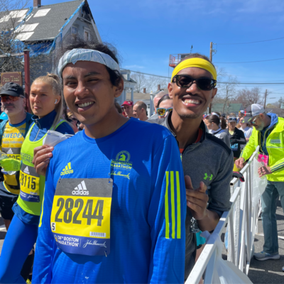 Boston Marathon Runners 2022
