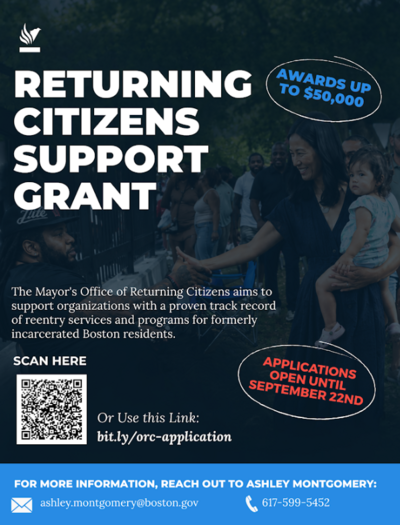 Returning Citizen Grant Flyer 