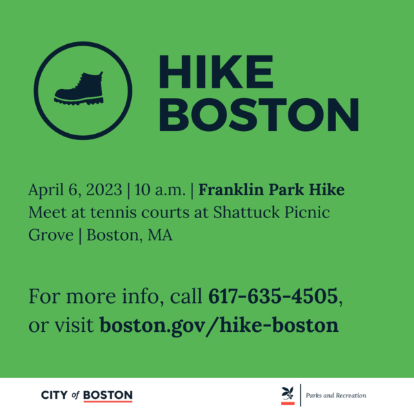 Promo image with hiking boot and text information found on this page.