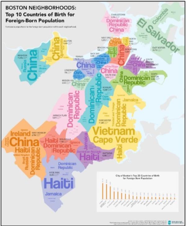 Neighborhood Maps of population 
