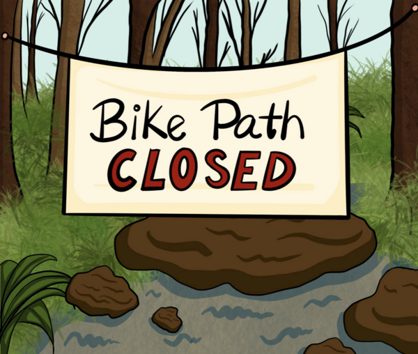 bike path closed 