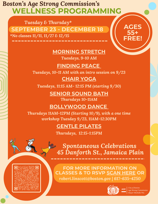 Spontaneous Celebrations Wellnesss Flyer 2025