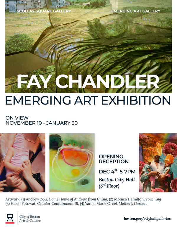 Flyer for the Fay Chandler Emerging Art Exhibition 2025
