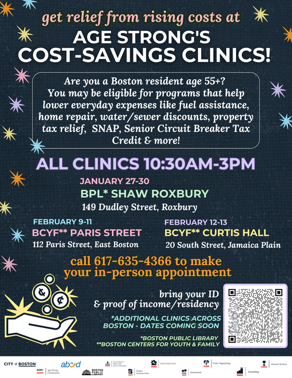 Age Strong 2026 Cost-Saving Clinic Flyer W/Veterans Services 