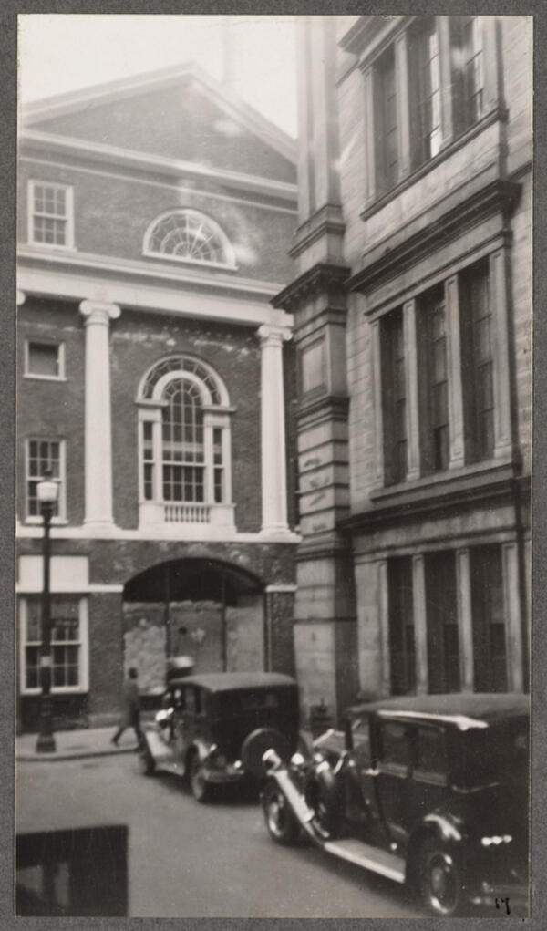 Photograph of the Kirstein Branch Boston Public Library from1930.