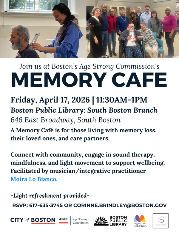 Age Strong Rotating Memory Cafe - South Boston April 2026