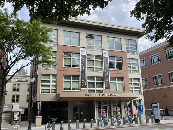 The front of Parkside on Adams (photo credit Stephen Donovan)