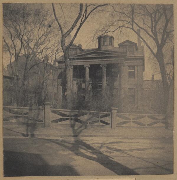 A 1895-1905 photograph of the Roxbury, Hale House. 