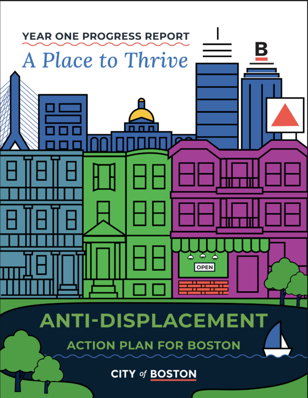 Report cover featuring Boston skyline