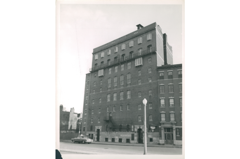  Elizabeth Peabody House, Charles Street, December 4, 1952, Boston Redevelopment Authority Photographs (4010.001)