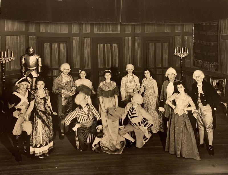 Drama "Erminie" at Elizabeth Peabody House, 1941. Photo by Roy J. Jacoby. MS22 P029 - Simmons University Archives