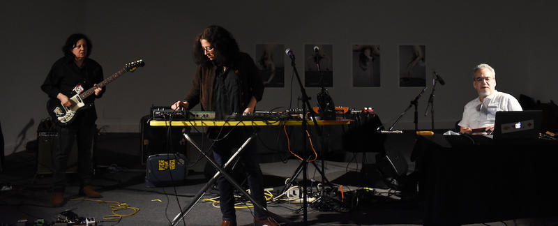 Photo of tK (Thalia Zedek, Heather Kapplow, and Phil Milstein) by Rahul Nai, courtesy Non-Event