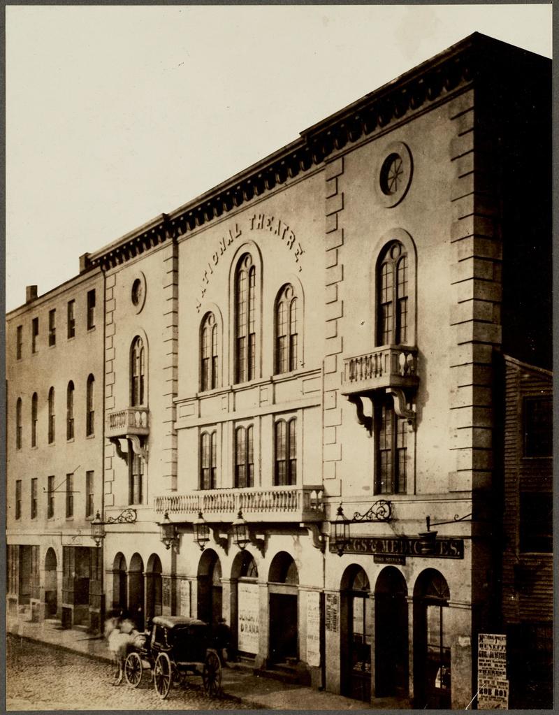 National Theatre, 1858, Boston Pictorial Archive, Boston Public LIbrary
