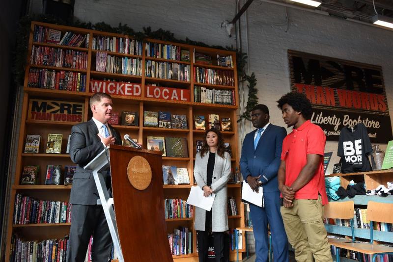 Mayor Walsh at a recent event