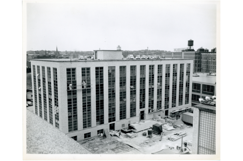 Construction on Northeastern University Graduate Center, 1959