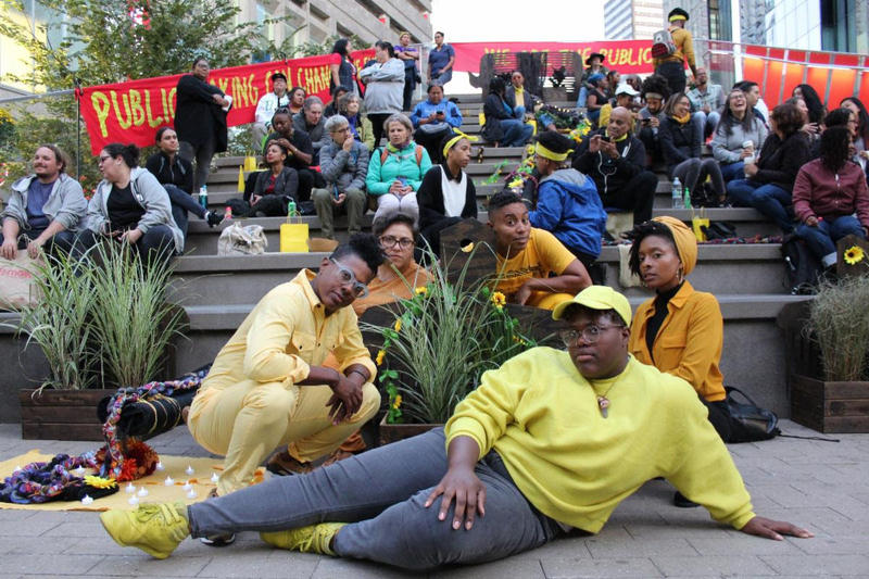 UnBound Bodies Collective. The Stoop, 2019. Photo by Tyahra Angus/Afrocentered Media. Courtesy of the artists.