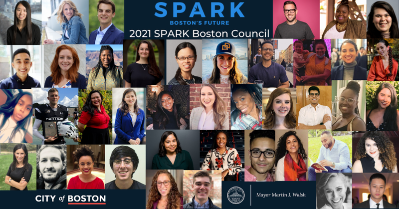 Members of the 2021 Spark Boston Council