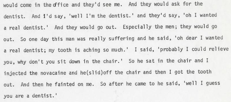 Garnett Oral History Excerpt 6