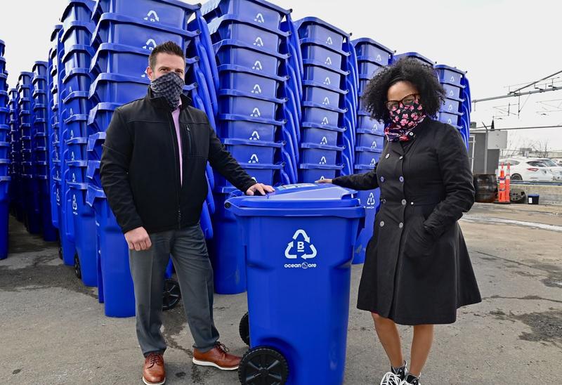 THE CITY OF BOSTON INTRODUCES NEW RECYCLING CARTS MADE OF OCEAN BOUND PLASTICS