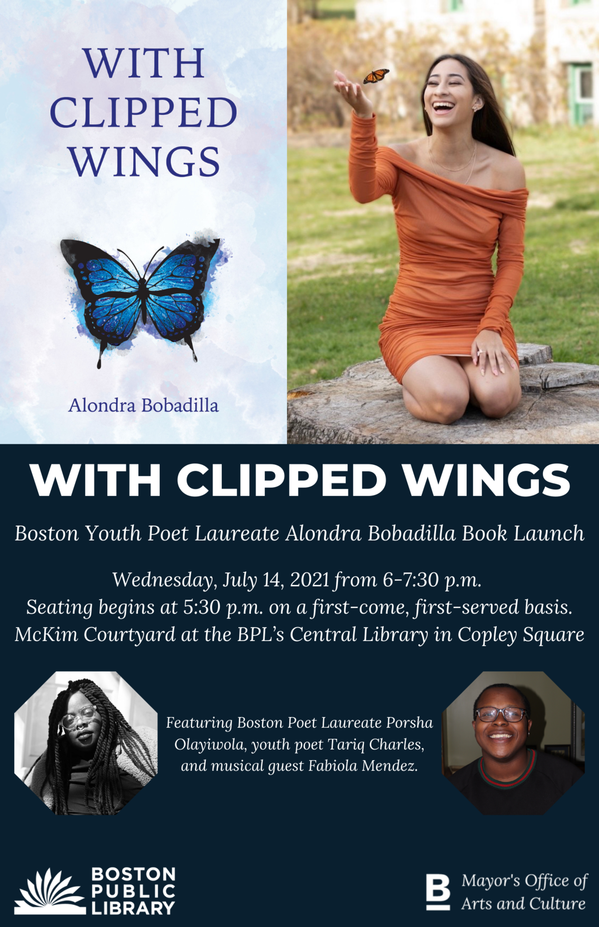 Alondra book launch event flyer
